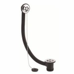 Ultra Contract Bath Waste and Overflow With Poly Plug and Ball Chain