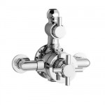 Milano Twin Exposed Thermostatic Shower Valve