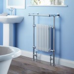 Milano Trent – Traditional Brass Heated Bathroom Towel Radiator Rail 930mm x 620mm