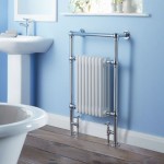 Milano Trent – Traditional Brass Heated Bathroom Towel Radiator 930mm x 620mm