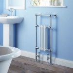 Milano Trent – Traditional Brass Heated Bathroom Towel Radiator Rail 930mm x 495mm