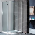 Simpsons Design 1200x800mm Offset Quadrant Shower Enclosure with Single Door
