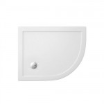 Simpsons 1000 x 800mm Offset Quadrant Acrylic Shower Tray 35mm – Right Hand