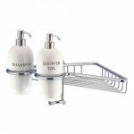 Crosswater Wire Basket Single – Ceramic Dispensers