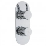 Hudson Reed Grace Twin Concealed Thermostatic Shower Valve with Diverter