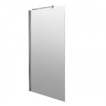 Milano 700mm Straight Glass Panel With Supporting Bar