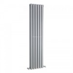 Hudson Reed Revive – Double Panel Designer Radiator High Gloss Silver 1500mm x 354mm