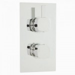 Ultra Muse Twin Thermostatic Shower Valve (Rectangular Plate)