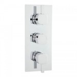 Ultra Muse Triple Thermostatic Shower Valve (Rectangular Plate)