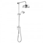 Hudson Reed Victorian Grand Rigid Riser With 8 inch Shower Head