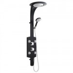 Milano Prophecy Black Thermostatic Shower Panel