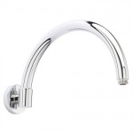 Hudson Reed Chrome Curved Wall Mounted Shower Arm