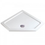Phoenix 900x900mm Pentangle Shower Tray and 90mm Waste