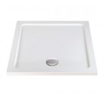 Phoenix 760x760mm Square Shower Tray and 90mm Waste