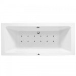 Phoenix 1800x800mm Double Ended Rectangularo Bath with Airpool System