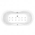 Phoenix Milan 1850mm x 900mm Inset Bath with Airpool System 2