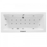 Phoenix 1700x750mm Double Ended Rectangularo Bath with Whirlpool/Airpool