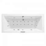 Phoenix 1800x800mm Double Ended Rectangularo Bath with Whirlpool/Airpool