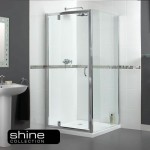 Aqualux 800mm Shine Pivot Shower Door