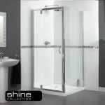 Aqualux 900mm Shine Pivot Shower Door
