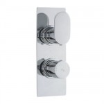 Hudson Reed Reign Twin Concealed Thermostatic Shower Valve with Diverter