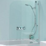 Simpsons Deluxe Bath Screen Silver 1380 x 850mm