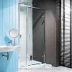 Simpsons Classic 1000mm Hinged Shower Door and Panel