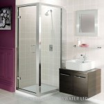 Simpsons Classic Frameless Hinged Shower Enclosure 800mm and Panel