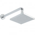 Milano 170mm Square Shower Head &amp; Wall Mounted Arm