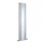 Hudson Reed WHITE SLOANE DOUBLE PANEL RADIATOR WITH MIRROR 1800mm x 381mm