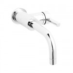 Hudson Reed Tec Single Lever Wall Mounted Side Action Basin Mixer Tap