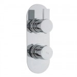 Hudson Reed Rapid Twin Concealed Thermostatic Shower Valve With Built In Diverter