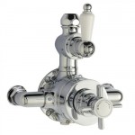 Ultra Beaumont Exposed Thermostatic Twin Shower Valve