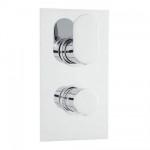 Ultra Ratio Concealed Thermostatic Twin Shower Valve