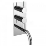 Crosswater Design Thermostatic Shower Valve 2 Way &amp; Spout