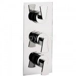 Crosswater Essence Thermostatic Shower Valve with 3 Controls