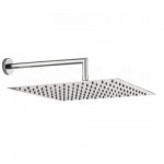 Crosswater Glide Stainless Steel Square Fixed Shower Head 400mm