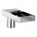 Crosswater Water Square Bath Spout Deck Mounted
