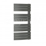 Bauhaus Essence – Curved Anthracite Heated Towel Rail 1080mm x 550mm