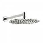 Ultra Round Fixed Shower Head and Arm