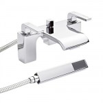 Hudson Reed Carma Bath Shower Mixer with Shower Kit and Wall Bracket