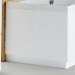 Ultra End Panel High Gloss White 750mm