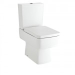 Hudson Reed Square Close-Coupled Toilet, Cistern and Soft Close Seat