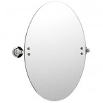 Milano Bianco Oval Mirror