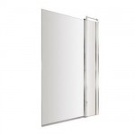 Premier Square Bath Shower Screen with Fixed Panel