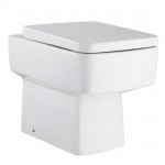 Ultra Square Back to Wall Toilet Pan &amp; Soft Close Seat