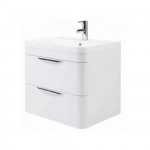 Premier Parade 600mm Wall Mounted 2 Drawer Basin &amp; Cabinet