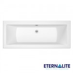 Hudson Reed 1700 x 750mm Eternalite Square Double Ended Bath