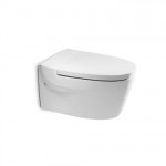 Roca Khroma Wall Hung WC with Soft Close Seat – Ice White