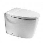 Roca Khroma Back to Wall WC with Soft Close Seat – Ice White